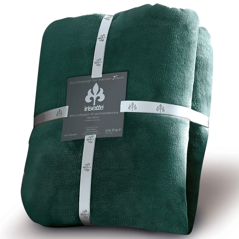 Irisette Relax 8900 Microfaser Kuscheldecke Uni