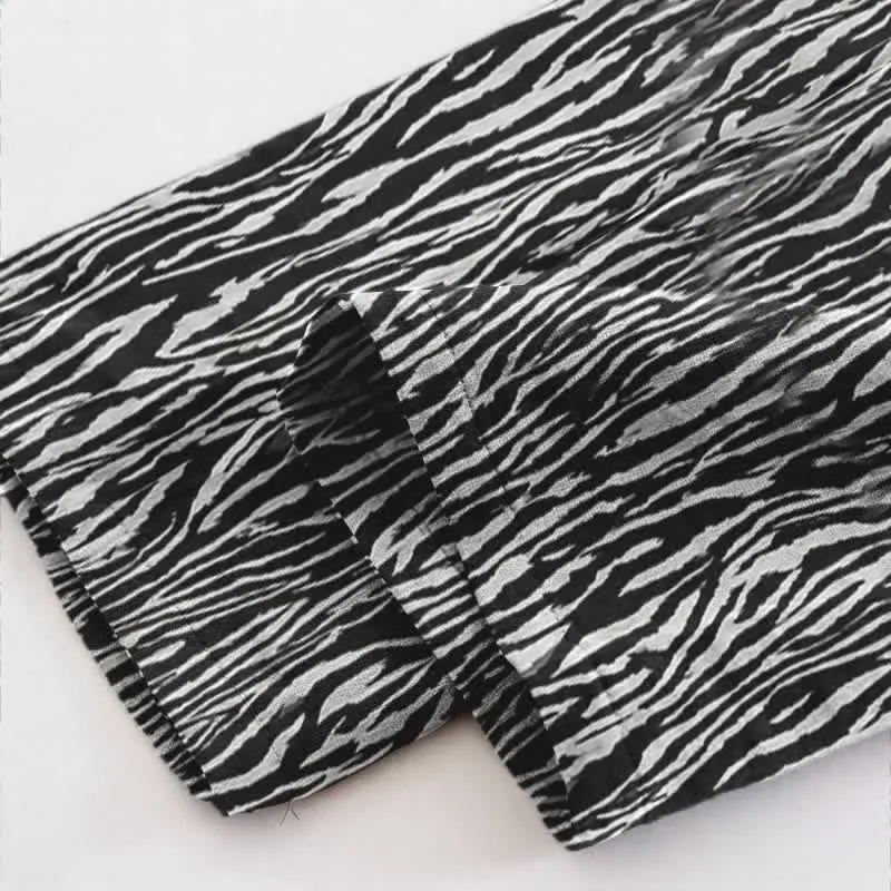 Unisex-Pyjama-Set aus Modal mit Zebramuster