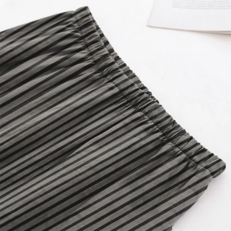 Unisex-Pyjama-Set aus Modal mit Streifen