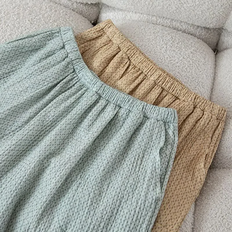 Damen-Pyjama-Set aus bedruckter Baumwolle (3-teilig)