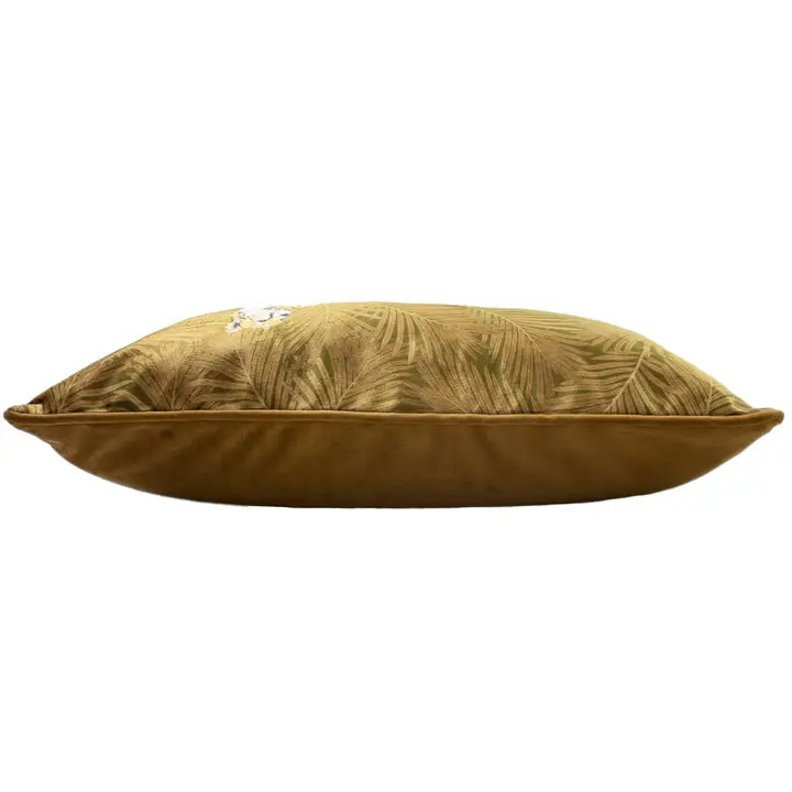 Samt-Kissen Gepard 30x50cm Gold