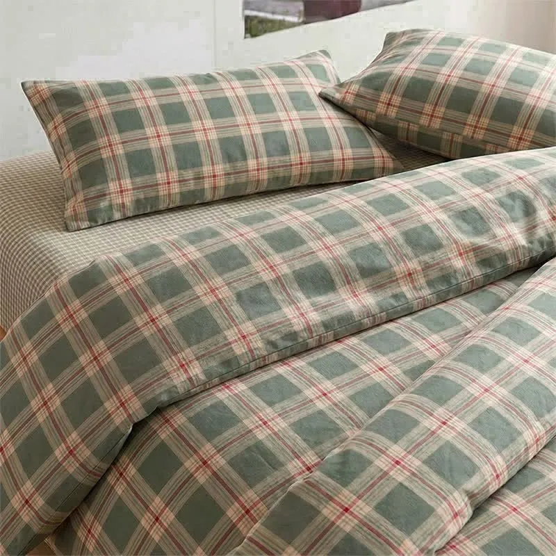 Heritage Plaid Twin XL Schlafsaal-Bettwäsche-Set