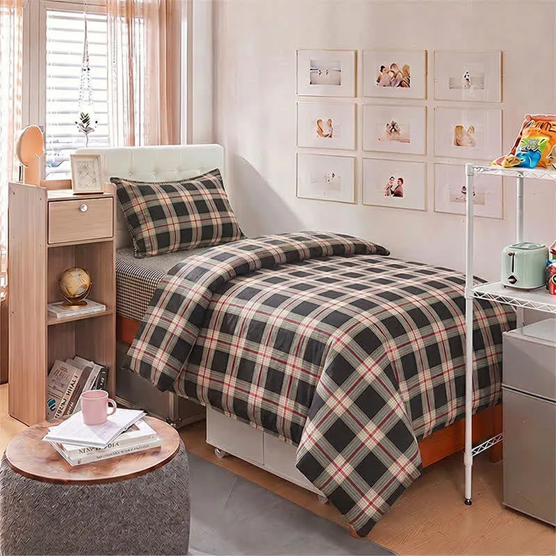 Heritage Plaid Twin XL Schlafsaal-Bettwäsche-Set