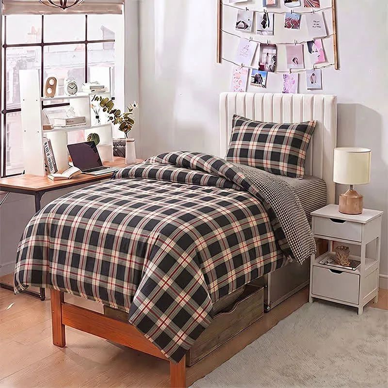 Heritage Plaid Twin XL Schlafsaal-Bettwäsche-Set