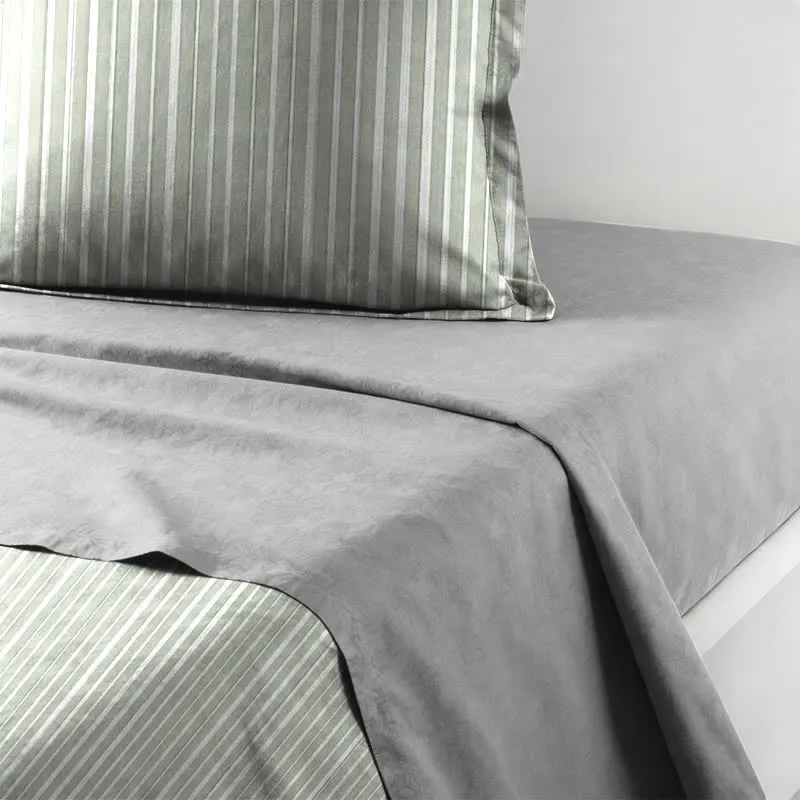 Bettwäsche-Set aus Baumwolle mit nordischen Streifen, Einzelbett XL