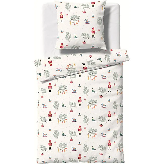 Fleuresse Feinbiber Bettwäsche-Set Aspen Nussknacker