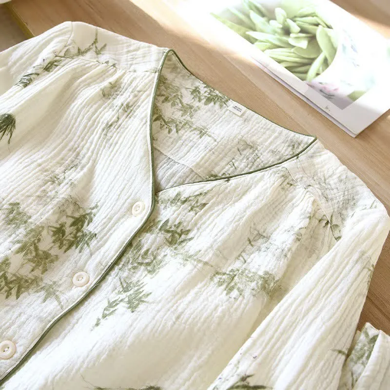 Damen-Pyjama-Set aus Bambuswatte
