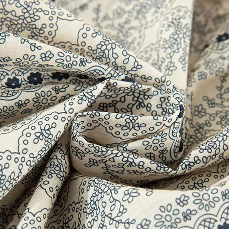 Boho-Baumwoll-Cami-Nachthemd für Damen