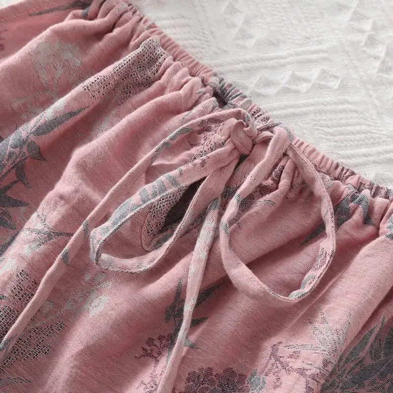 Bambus-Baumwoll-Cami-Nachthemd mit Rüschenträgern