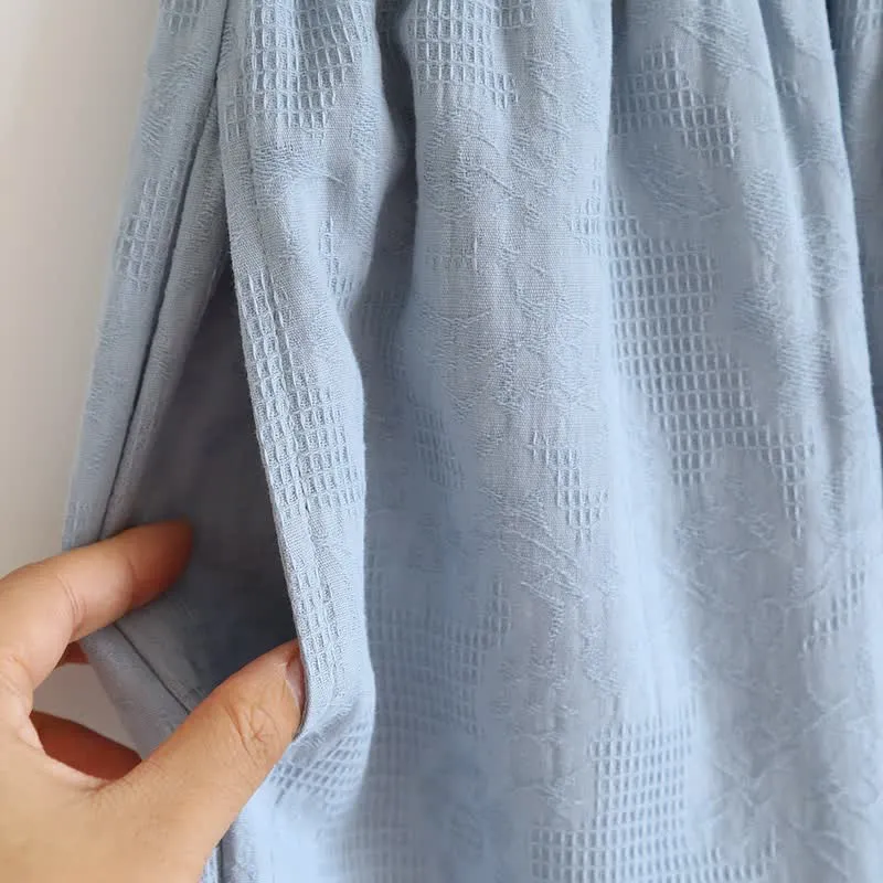 Himmelblauer Baumwollpyjama (Stück)