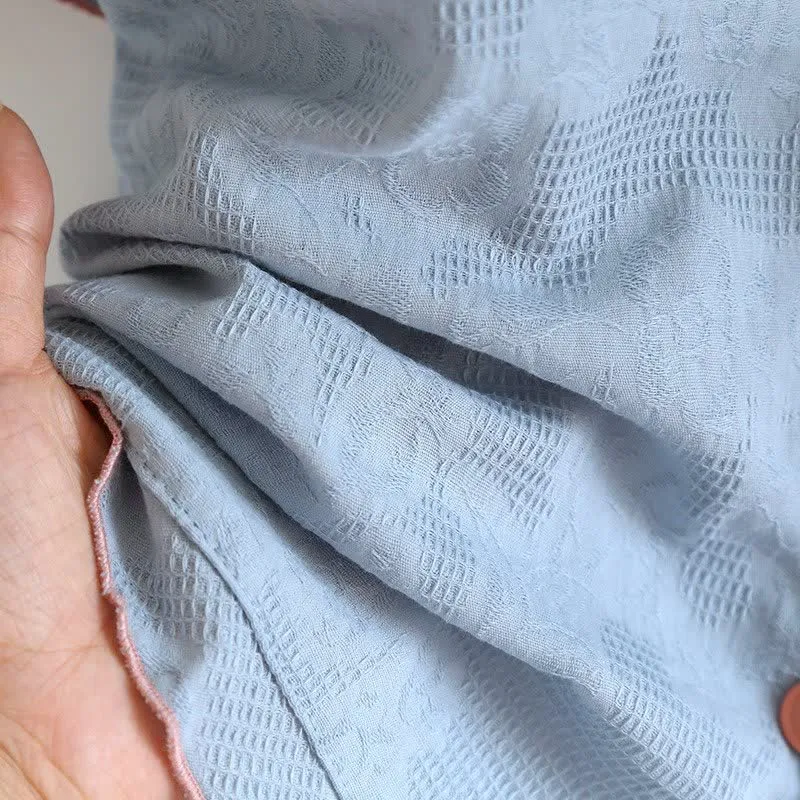 Himmelblauer Baumwollpyjama (Stück)