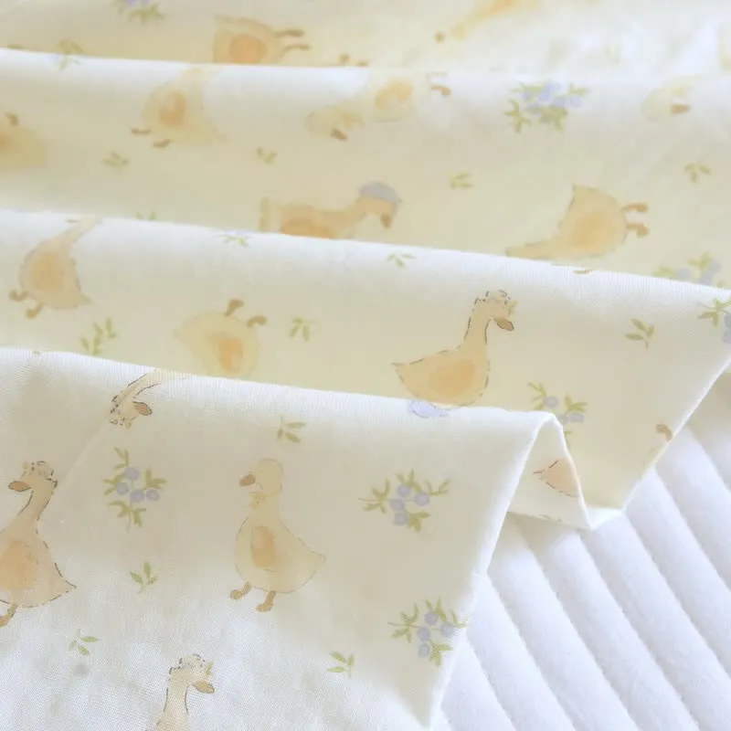 Dreiteilige Loungewear aus Baumwoll-Duck-Print
