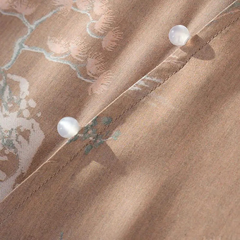 Loungewear-Set für Damen aus orientalisch bedrucktem Fiberglas