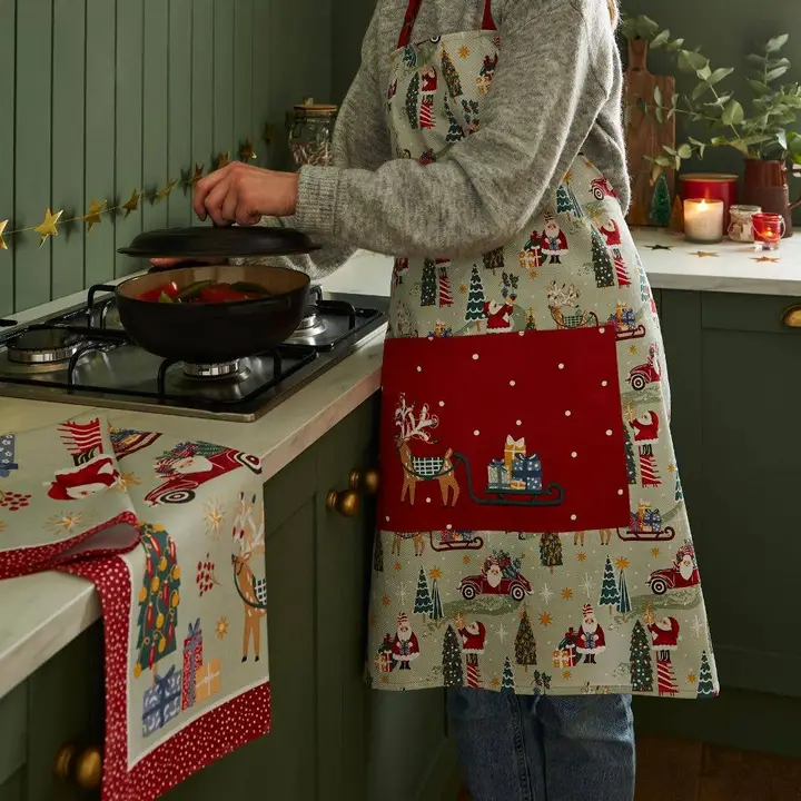 Zeo Living Küchenschürze Weihnachten