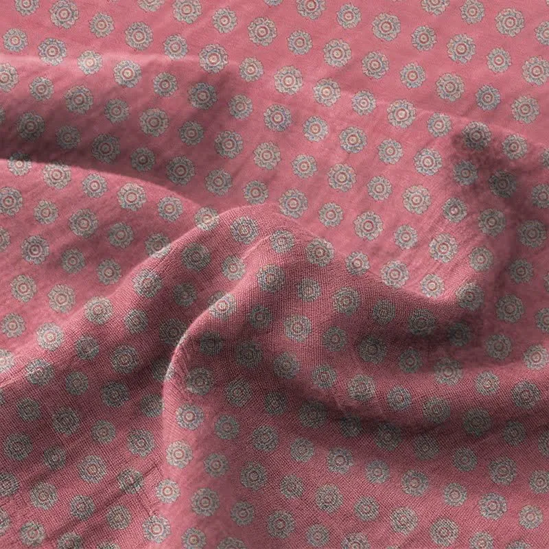 Tagesdecke aus Baumwolldoppelgaze mit Vintage-Muster
