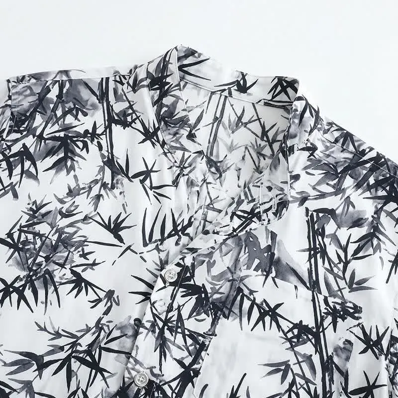 Unisex-Pyjama-Set mit Bambusprint