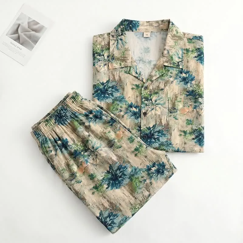Unisex Loungewear-Set mit Blumenmuster