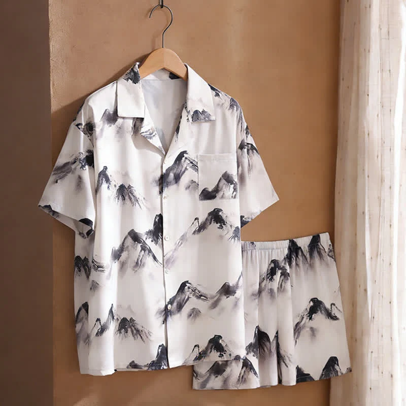 Unisex Loungewear-Set „Tinte Wash Mountain“