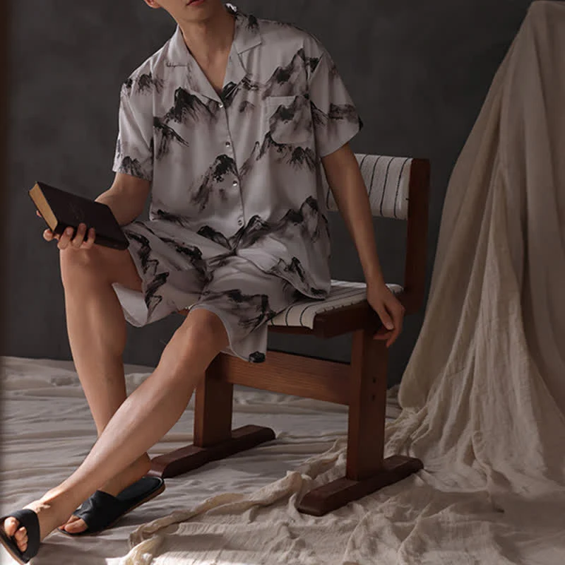 Unisex Loungewear-Set „Tinte Wash Mountain“