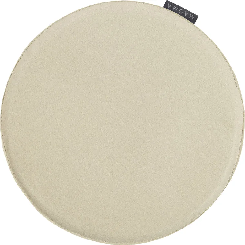 Magma 2er Set Stuhlkissen Avaro Ø 35cm natur