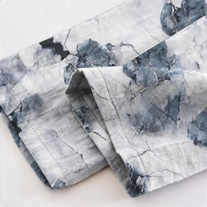 Unisex-Pyjama-Set im Ink-Wash-Stil