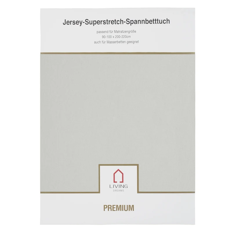 Living Dreams Premium-Spannbetttuch Elasthan
