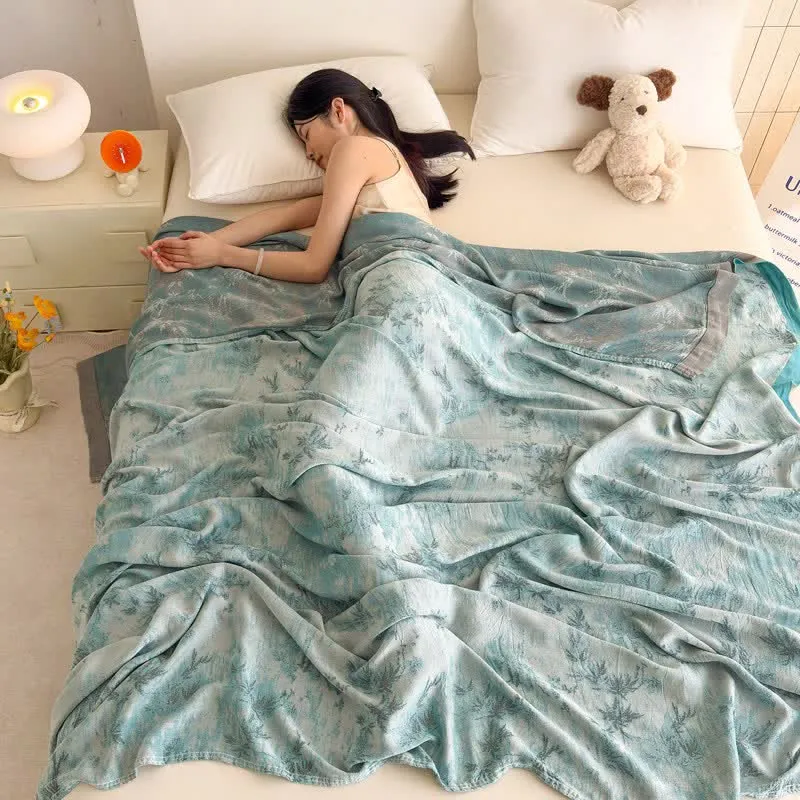 Künstlerische Sommerdecke aus Bambusfasern