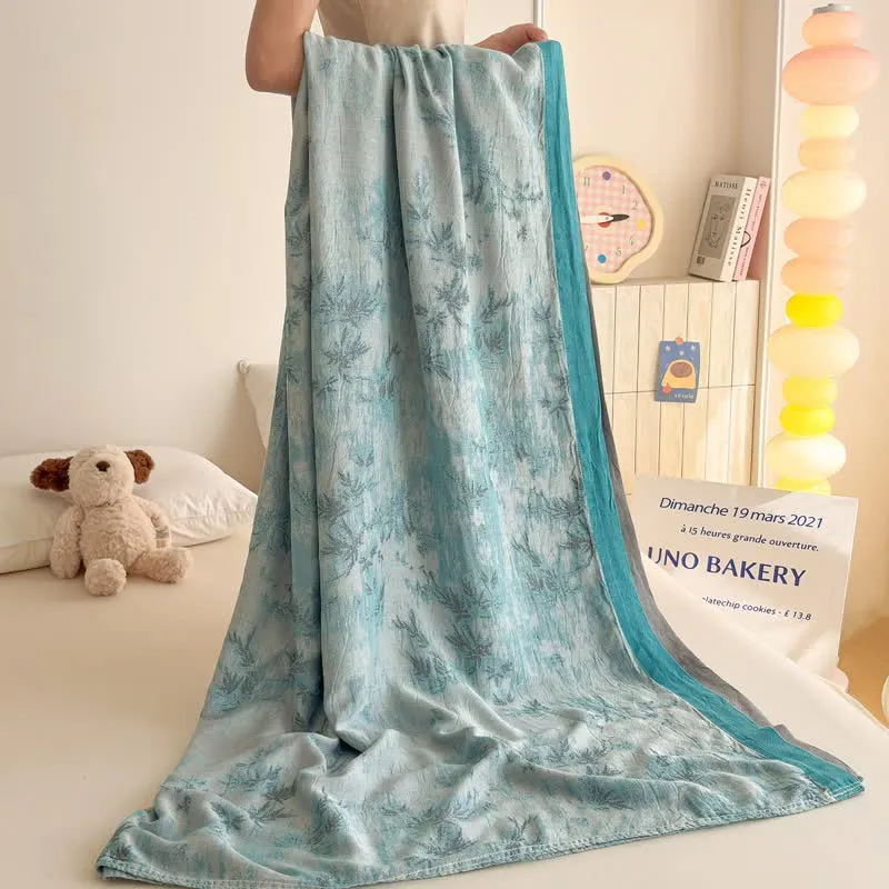 Künstlerische Sommerdecke aus Bambusfasern