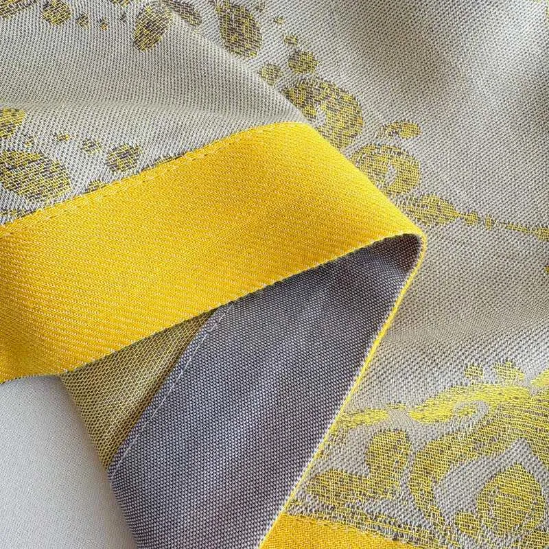 Sommerdecke aus Bambusfaser mit Vintage-Muster