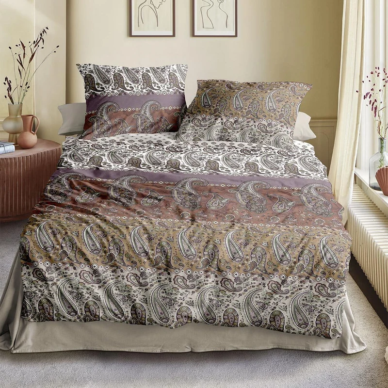 Irisette Mako-Satin Bettwäsche Wave Ornamente 8507-61