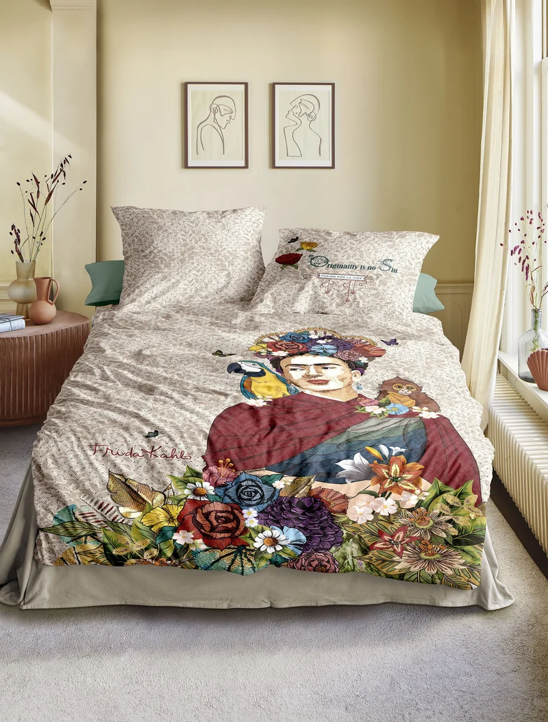 Irisette Bettwäsche Mako-Satin Frida Kahlo 8581-91