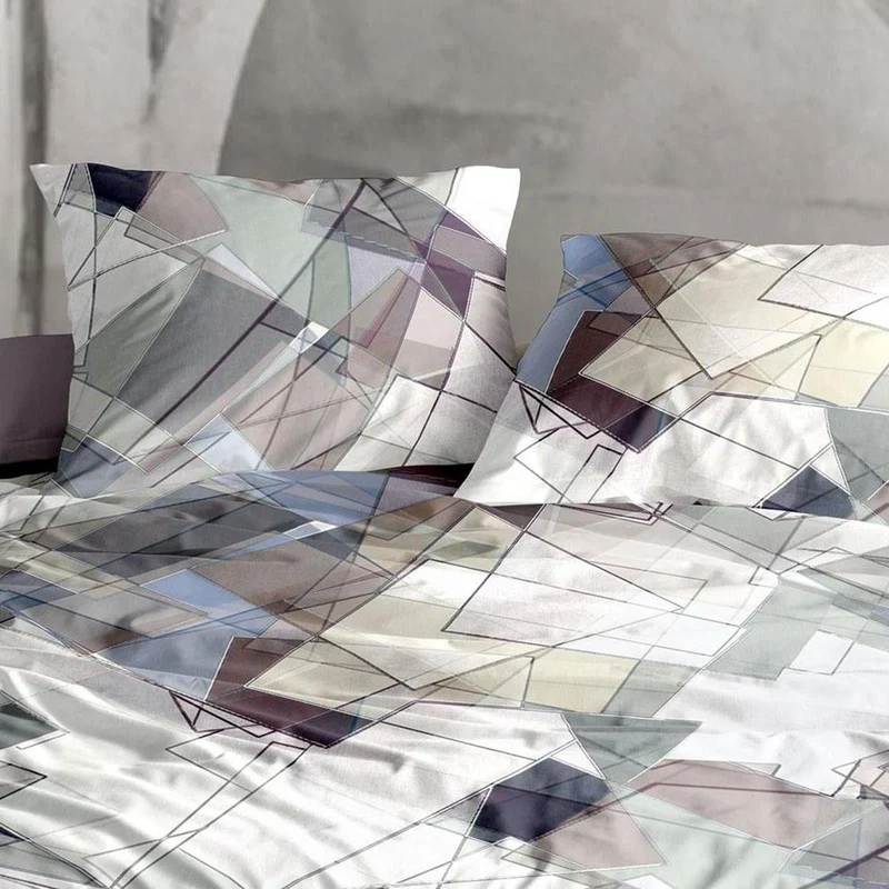 Irisette Mako-Satin Bettwäsche Wave Mosaik 8889-80