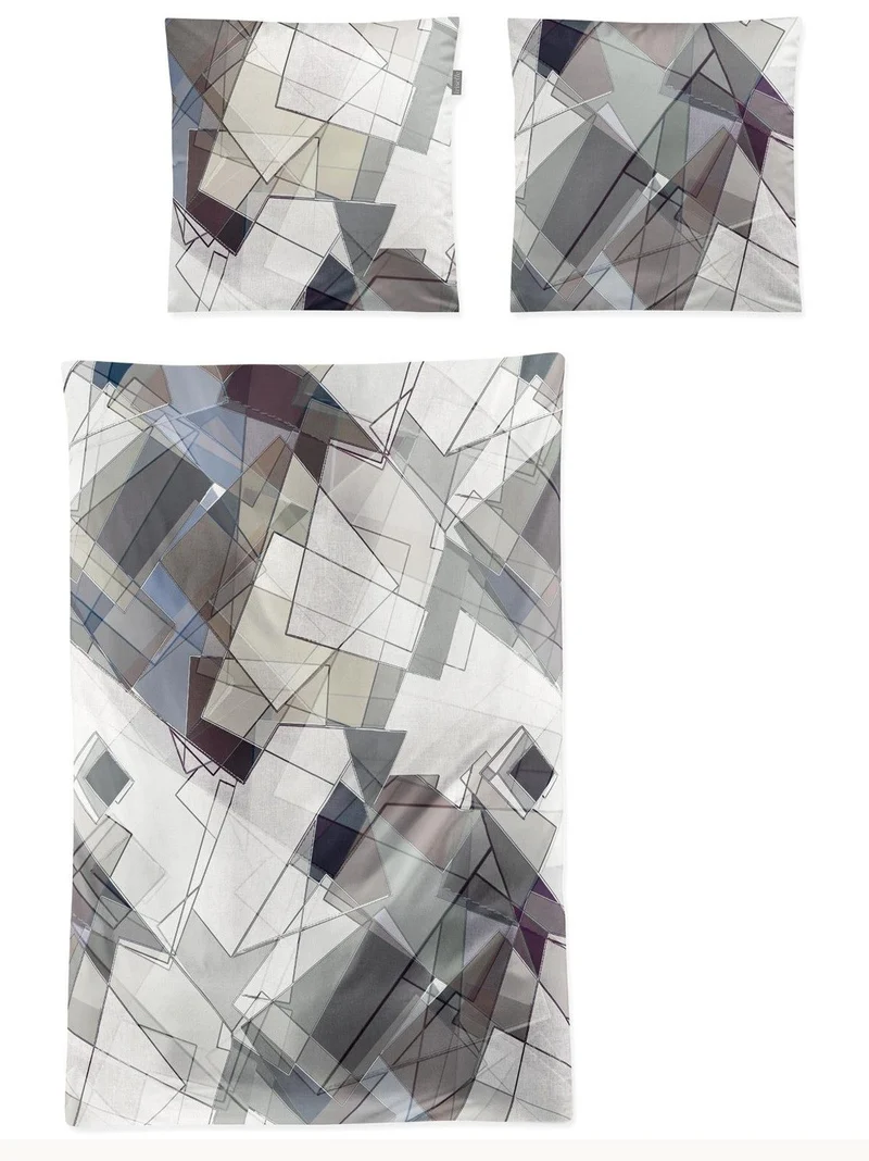 Irisette Mako-Satin Bettwäsche Wave Mosaik 8889-80
