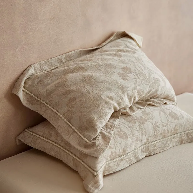 Vintage-Kissenbezüge im Briefumschlag-Design mit Blumenmuster (2 Stück)