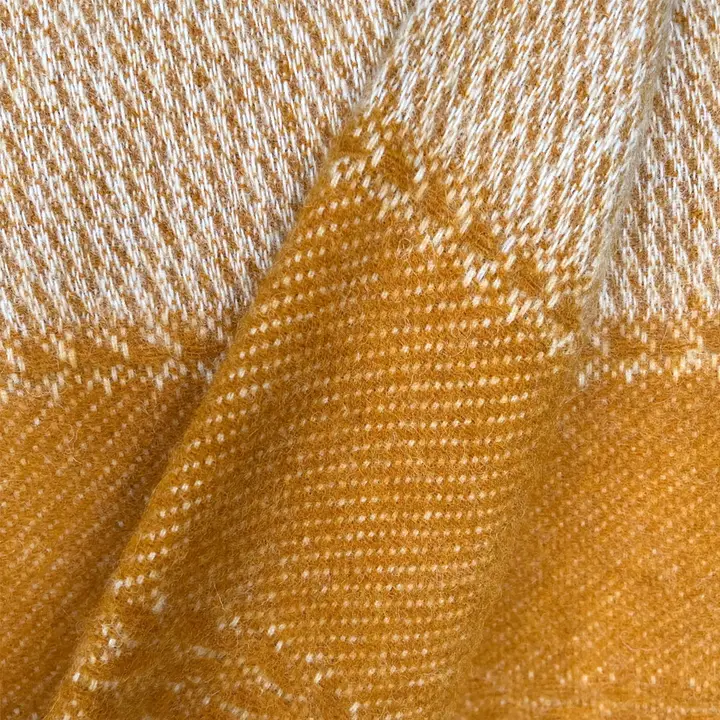 Wollplaid 140x200cm Uptown Gelb