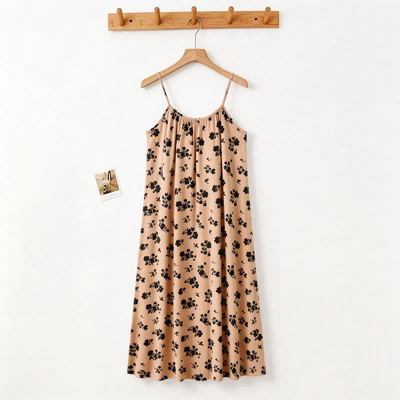 Vintage-Nachthemd mit Blumenmuster