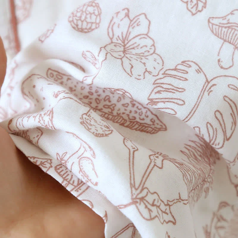 Refresh Bunny Forest Baumwollgaze-Pyjama