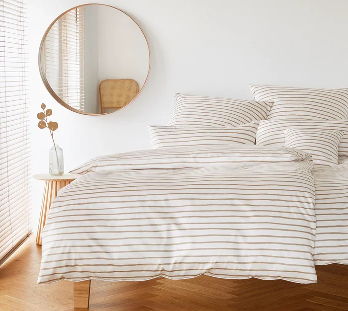 Elegante Bettwäsche Mako-Satin Lines