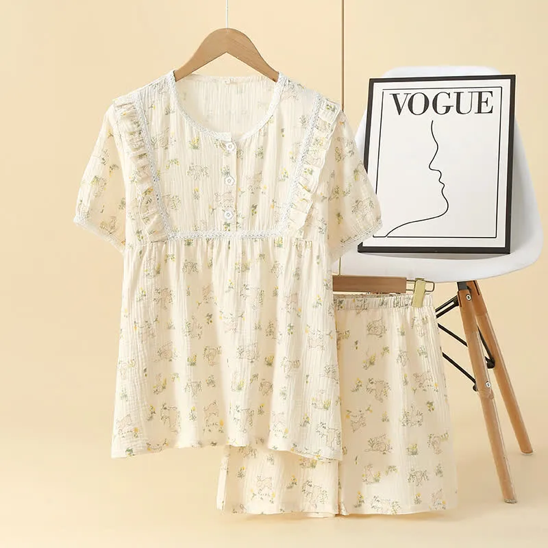 Refresh Bunny Pyjama-Set aus reiner Baumwolle