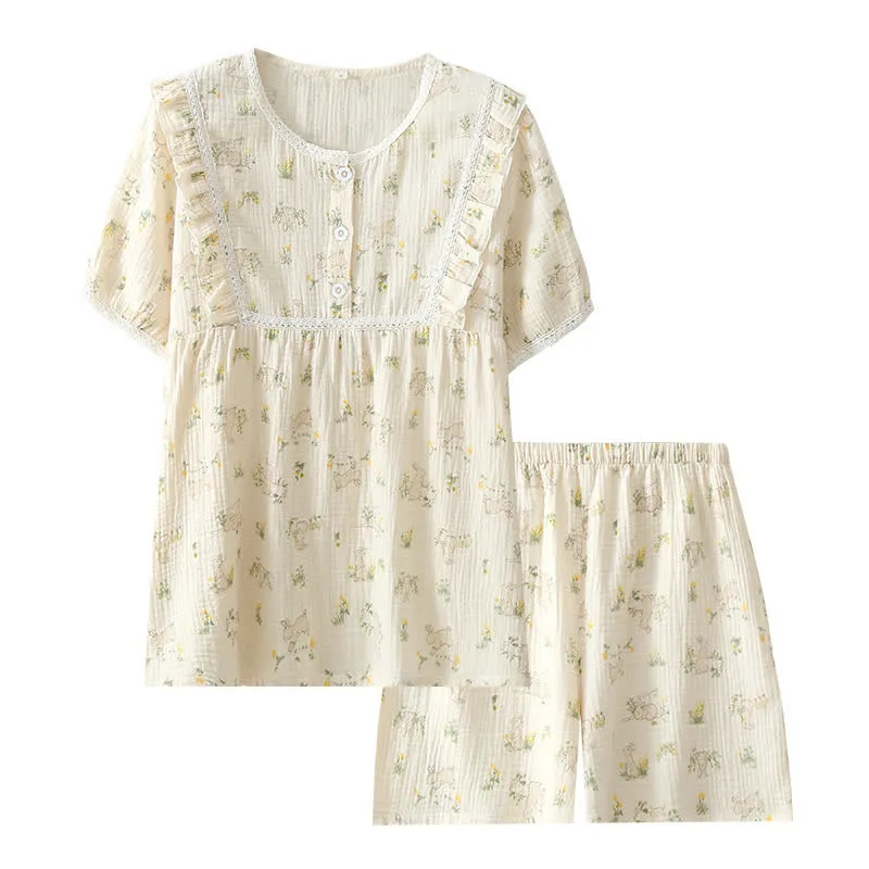 Refresh Bunny Pyjama-Set aus reiner Baumwolle