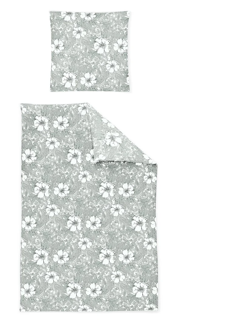 Irisette Mako-Satin Bettwäsche Sky 8459