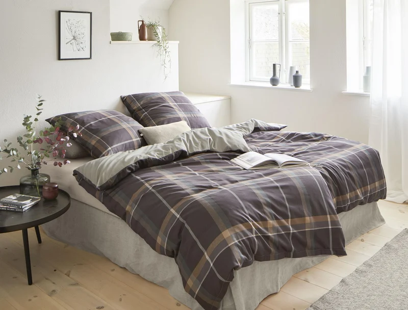 Irisette Mako-Satin Bettwäsche Sky 8422-70 beere