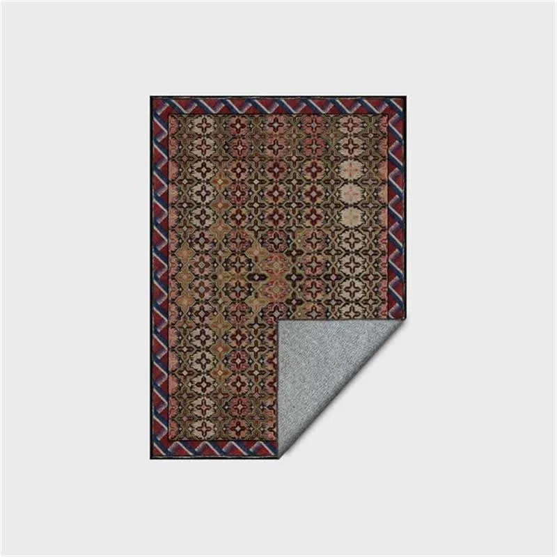Vintage Persischer geometrischer rutschfester Teppich