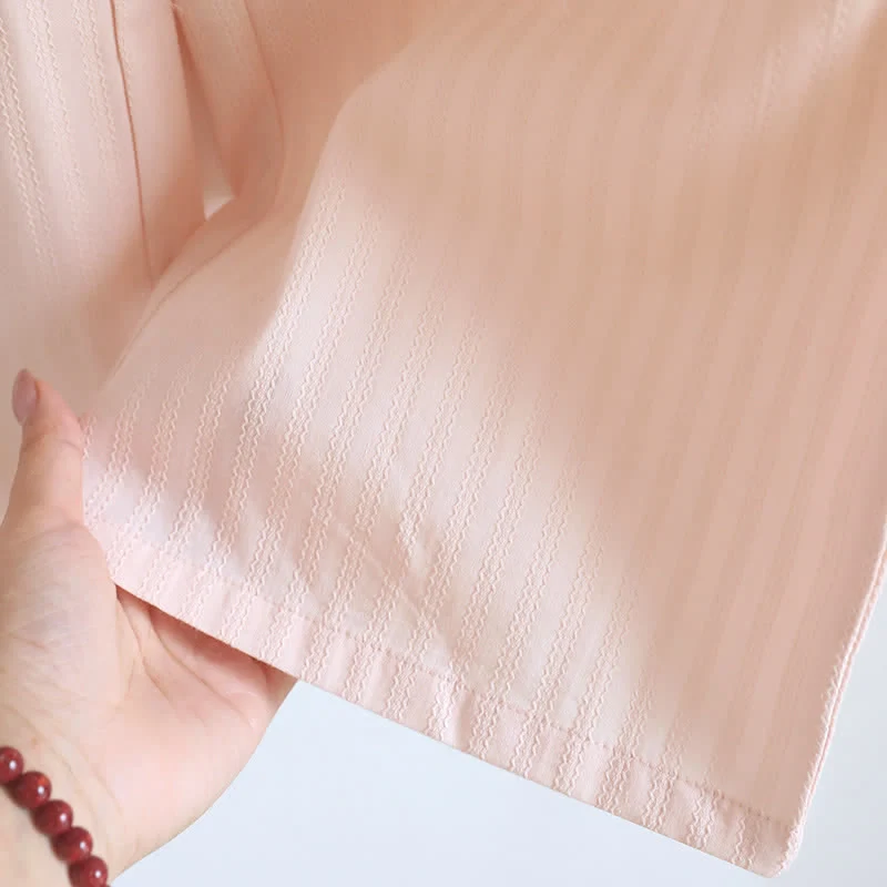 Pyjama-Set aus Baumwolljacquard-Camisole