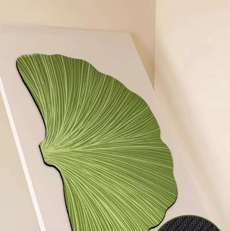 Botanische Ginkgoblatt-Anti-Rutsch-Badematte