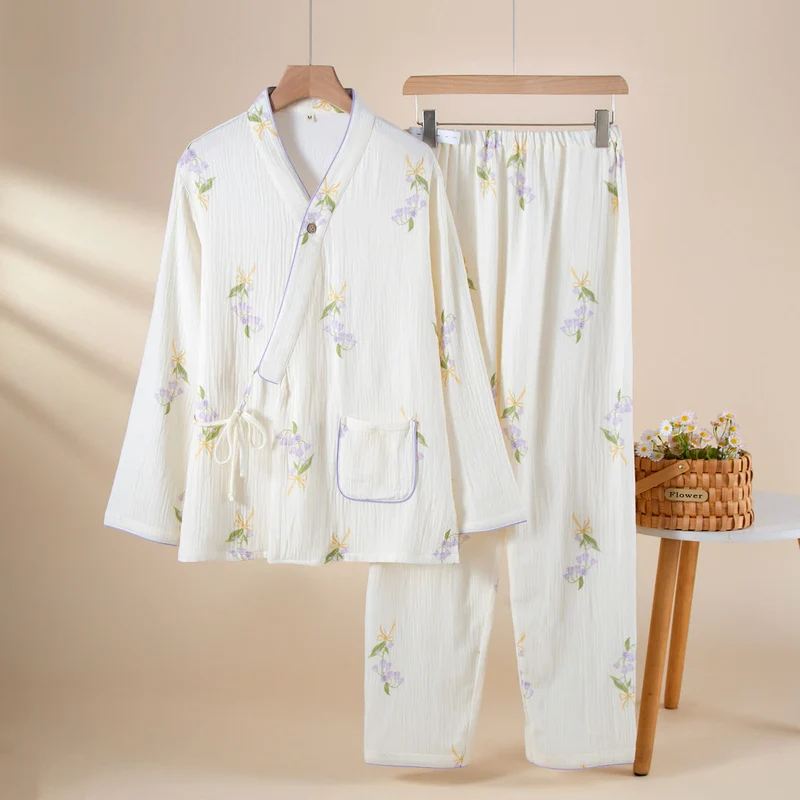 Maiglöckchen-Loungewear-Set aus Baumwolle