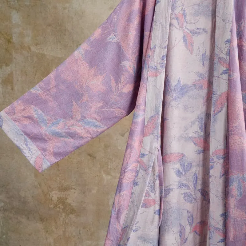 Kimono-Bademantel aus Naturbaumwollgaze