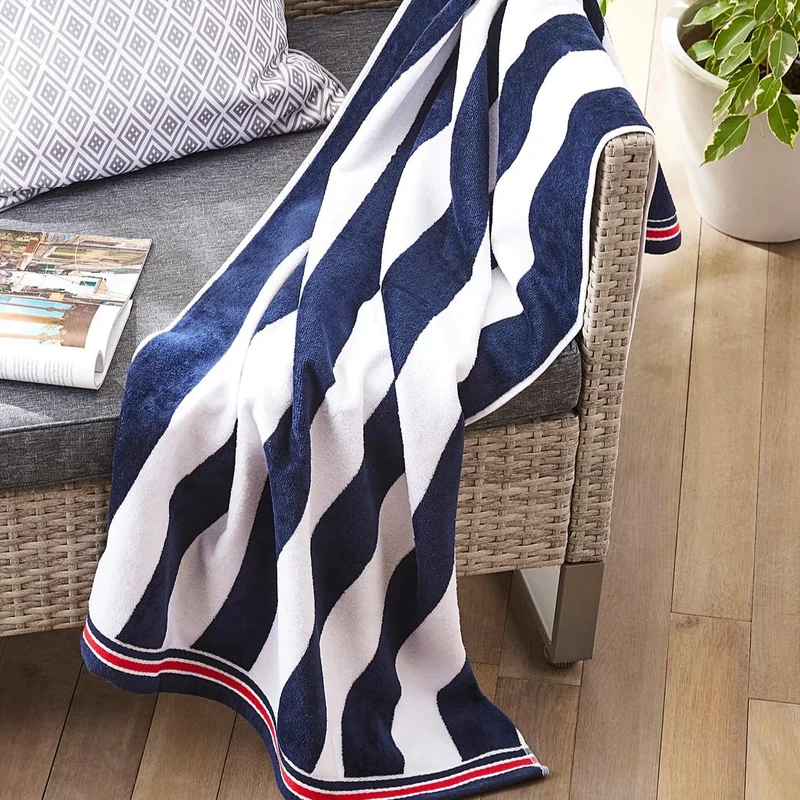 Zeo Living Strandtuch Maritim 70x140cm