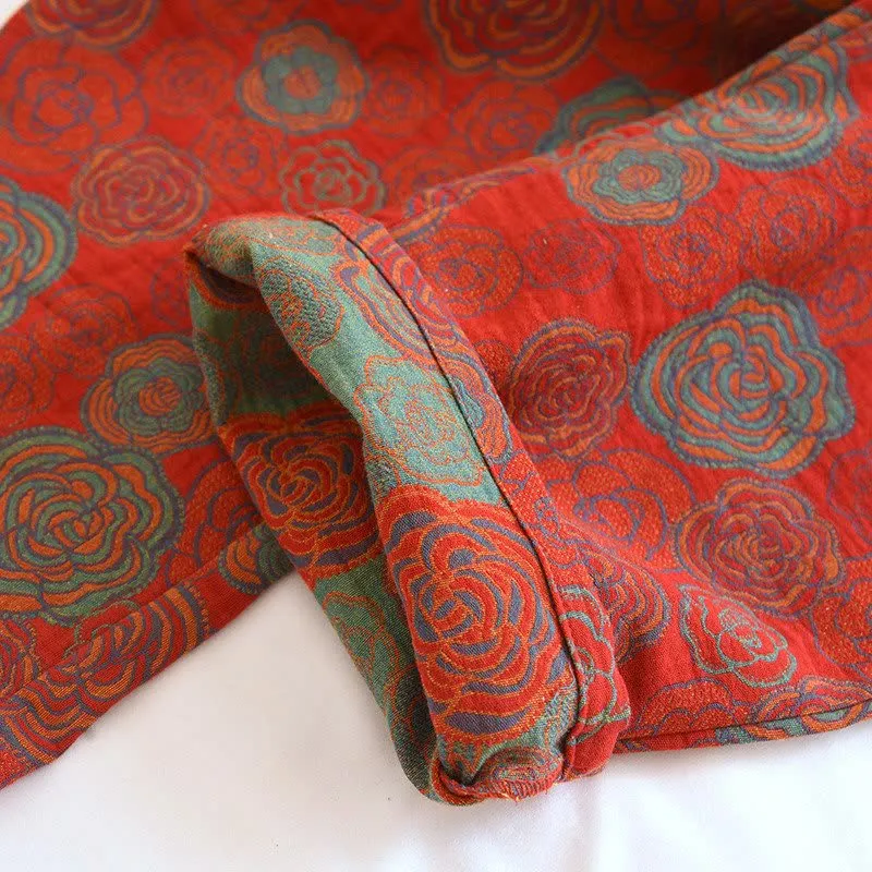 Camellia Loungewear-Set aus reiner Baumwolle