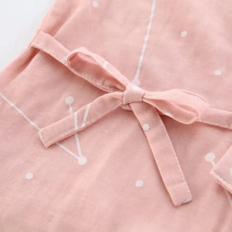 Partner-Kimono-Loungewear aus Baumwolle